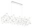 Leonardelli 65" Chrome LED Abstract Chandelier