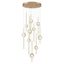 Barletta Whimsical Brass Anodized Aluminum LED Chandelier