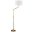 Callum Adjustable Height 66" Smart Floor Lamp in Brushed Brass