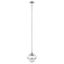 Cieonna 9.38" Brushed Nickel Globe Pendant Light