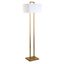 Arcadian 68" Brass Floor Lamp with Rectangular Shade