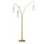 Alexa & Siri Compatible Adjustable 83" White Torchiere Floor Lamp