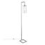 Arcadian Elegance 67" Silver Arc Floor Lamp with Clear Glass Shade