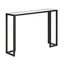 Oscar Blackened Bronze Glass Hallway Table with Storage