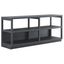 Thalia Charcoal Gray Open Plan 55" MDF TV Stand