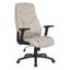 Taupe Gray Bonded Leather High Back Executive Swivel Chair