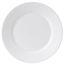 White Textured Porcelain Round Dinner Plate