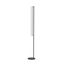 Gramercy Sleek Black LED Floor Lamp with Frosted Glass