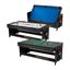 Blue 3-in-1 Air Hockey, Billiards, and Table Tennis Game Table