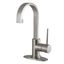 Matte Black Nickel Single-Handle Bathroom Faucet