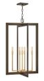 Mini 5-Light Metallic Matte Bronze Candle Chandelier