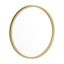 Julianne 16" Gold Round Wall Mounted Modern Mirror