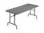 Charcoal Resin Folding Table with Steel Legs, 72"