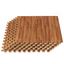 Mahogany 24 Sq Ft Interlocking Foam Floor Tiles, 5/8 Inch Thick