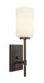 Faye Antique Bronze Dimmable Direct Wired 15" Wall Sconce