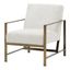 Opus Cream Metal Frame Accent Chair