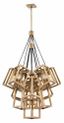 Ensemble 13-Light Large Foyer Chandelier in Brushed Bronze