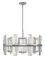 Odette Polished Nickel 9-Light Crystal Chandelier