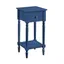 Cobalt Blue French Country Khloe Accent Table with Storage