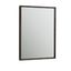 Elegant Acacia Wood 26" Rectangular Vanity Mirror in Warm Grey