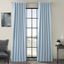 Frosted Blue 63-Inch Blackout Polyester Curtain Panel