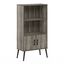 Claude French Oak Grey Mid-Century Freestanding Accent Cabinet