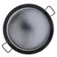 20-Inch Black Enameled Steel Paella Pan