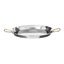 Garcima 22-Inch Stainless Steel Paella Pan with Gold Handles