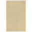 Tan Square Tufted 8'x10' Synthetic Reversible Area Rug