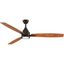 Antique Bronze 60" LED Ceiling Fan with Reversible Blades