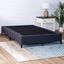 King Size Black Metal Mattress Foundation with Quick Snap Assembly