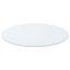 36'' Round Clear Tempered Glass Tabletop with Beveled Edges