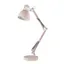 Adjustable Matte Rose Clip-on Lamp with Swing Arm