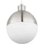 Classic Globe Brushed Nickel 9.75" LED Pendant Light