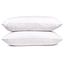 Queen White Goose Down 400 Thread Count Bed Pillow Set