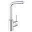 Sleek High Arc Starlight Chrome Single-Handle Bathroom Faucet