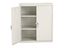 Putty Freestanding Lockable Office Cabinet with Adjustable Shelving