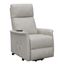 Beige Microfiber Power Lift Recliner with Massage and Remote