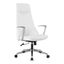 Dillon Snow High-Back Swivel Office Chair with Metal Base