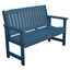 Nantucket Blue 5ft Weatherproof Garden Bench with Contoured Seat