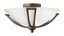 Olde Bronze Etched Opal Glass 2-Light Transitional Vanity Fixture