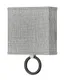 Galerie Brushed Nickel & Heathered Gray LED Wall Sconce