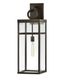 Porter Oil Rubbed Bronze Outdoor Wall Lantern with Clear Glass