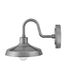 Antique Brushed Aluminum Dimmable Lantern Wall Light