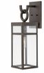 Oil Rubbed Bronze Outdoor Wall Lantern with Clear Glass