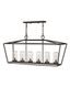 Oil Rubbed Bronze 6-Light Indoor/Outdoor Island Chandelier