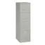 Light Gray Metal 4-Drawer Lockable Vertical File Cabinet