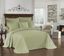 Sage Cotton Matelasse King Bedspread Set