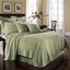 Sage Green King Cotton Matelasse Coverlet