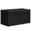 Black 100 Gallon Lockable Plastic Outdoor Deck Box